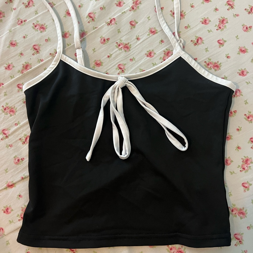 Edikted Front Tie Tank Top